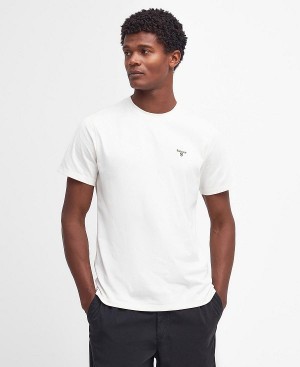 Barbour Essential Sports T-shirt Sort | BABO88318