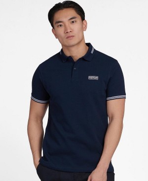 Barbour Essential Tipped Polo Sort | BABO88049