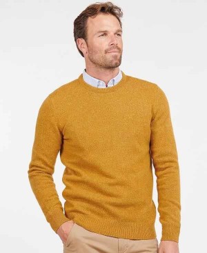 Barbour Essential Tisbury Crew-neck Sweatshirt Kobber | BABO88520