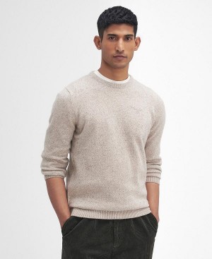 Barbour Essential Tisbury Crew-neck Sweatshirt Grå | BABO88542