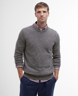 Barbour Essential Tisbury Crew-neck Sweatshirt Grå | BABO88549