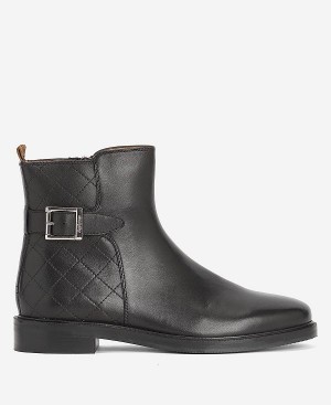 Barbour Everly Ankle Boots Sort | BABO89860