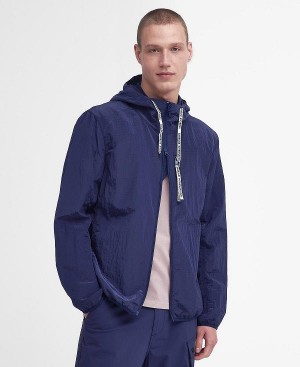 Barbour Exchange Hooded Jacket Mørkeblå | BABO88471