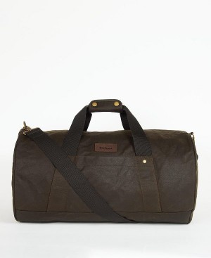 Barbour Explorer Wax Duffle Bag Mørkeblå | BABO88933