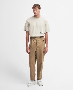 Barbour Faulkner Tapered Cargo Trousers Brune | BABO88791