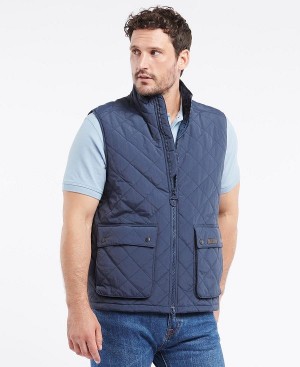 Barbour Fernwood Quilted Gilet Mørkeblå | BABO87507