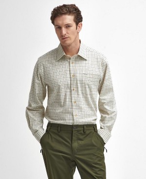 Barbour Field Regular Long-sleeved Shirt Blå | BABO87939