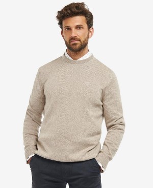 Barbour Firle Sweatshirt Beige | BABO88498