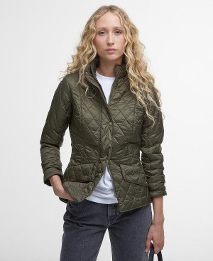 Barbour Flyweight Cavalry Quilted Jacket Olivengrøn | BABO89257