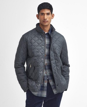 Barbour Flyweight Chelsea Quilted Jacket Dyb Grå | BABO87357