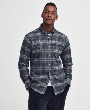 Barbour Forestfield Tailored Long Sleeved Shirt Grå | BABO87815