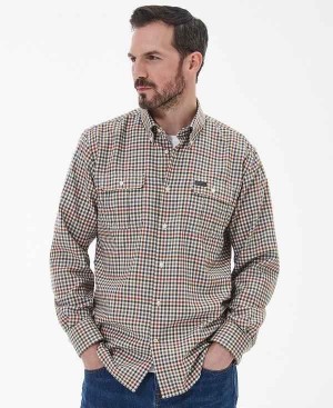 Barbour Foss Regular Fit Shirt Grøn | BABO87901