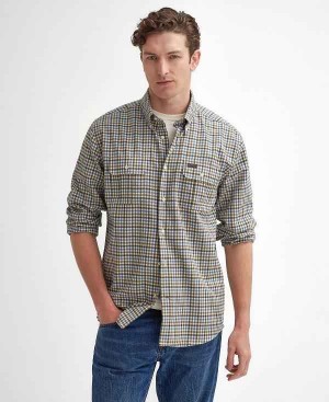 Barbour Foss Regular Long-sleeved Shirt Blå | BABO87931