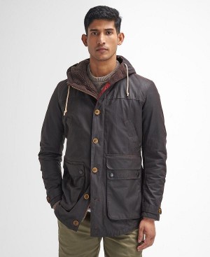 Barbour Game Waxed Parka Olivengrøn | BABO87253