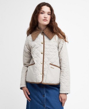 Barbour Gosford Quilted Jacket Hvide | BABO89310