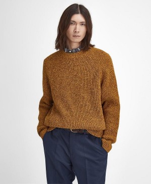 Barbour Griffiths Crew Neck Jumper Brune | BABO88681