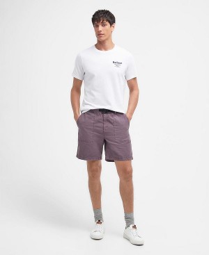 Barbour Grindle Shorts Lilla | BABO88777