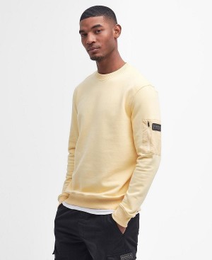 Barbour Grip Sweatshirt Hvide | BABO88458