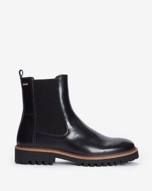 Barbour Harmby Chelsea Boots Sort | BABO89865