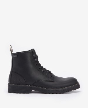 Barbour Harvey Derby Boots Sort | BABO88853