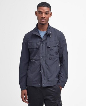 Barbour Hayledon Biker Jacket Mørkeblå | BABO87495