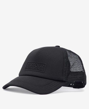 Barbour Heli Trucker Cap Sort | BABO89004