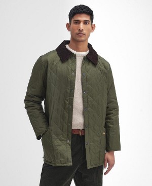 Barbour Heritage Liddesdale Quilted Jacket Olivengrøn | BABO87311