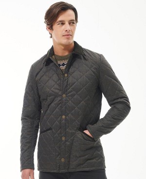 Barbour Heritage Liddesdale Quilted Jacket Olivengrøn | BABO87347