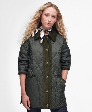 Barbour Highcliffe Quilted Jacket Sort | BABO89290