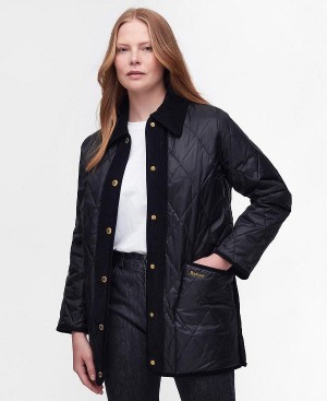 Barbour Highcliffe Quilted Jacket Sort | BABO89291