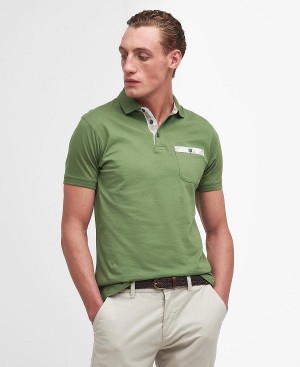 Barbour Hirstly Short-sleeved Polo Shirt Grøn | BABO88191