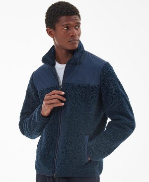 Barbour Hobson Fleece Jacket Mørkeblå | BABO88725