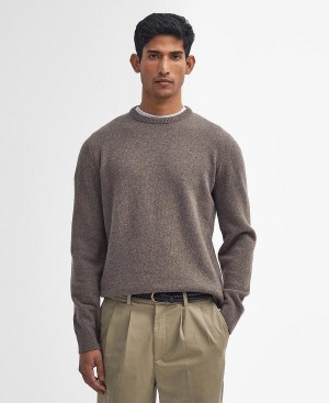 Barbour Holden Crew Neck Jumper Grøn | BABO88648