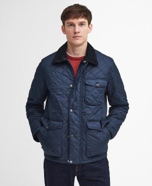 Barbour Hornby Quilted Jacket Mørkeblå | BABO87384