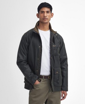 Barbour Hornsea Waxed Jacket Sort | BABO87219