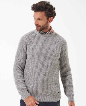 Barbour Horseford Crew Neck Jumper Beige | BABO88576