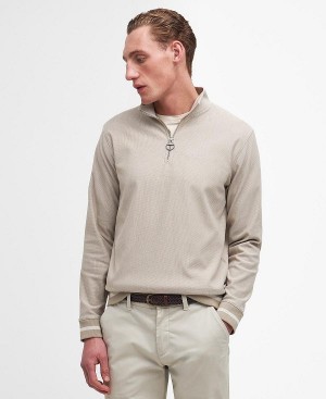 Barbour Houndwood Half-zip Sweatshirt Hvide | BABO88469