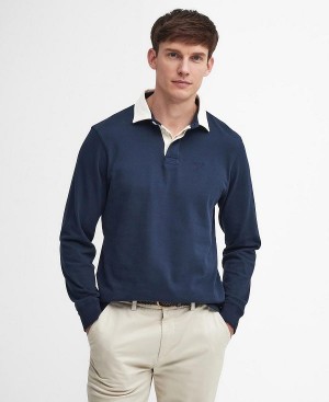 Barbour Howtown Rugby Shirt Mørkeblå | BABO88244