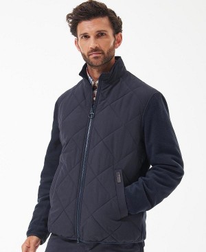 Barbour Hybrid Fleece Jacket Mørkeblå | BABO88710