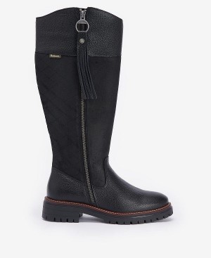 Barbour Ingrid Knee-high Boots Sort | BABO89885