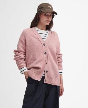 Barbour Joni Cardigan Lyserød | BABO89755