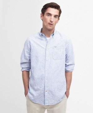 Barbour Kanehill Tailored Shirt Blå | BABO87690