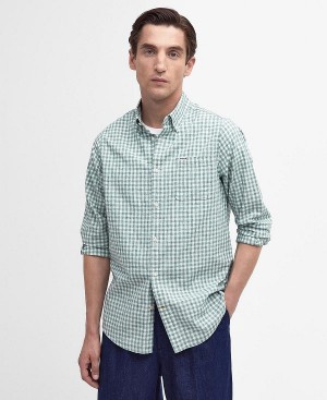 Barbour Kanehill Tailored Shirt Grøn | BABO87689