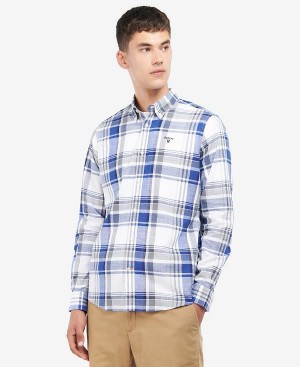 Barbour Kidd Tailored Shirt Mørkeblå | BABO87598