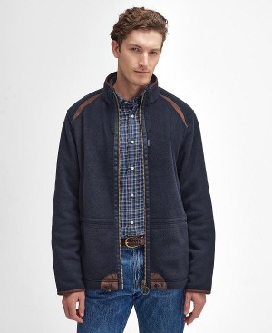 Barbour Langdale Fleece Jacket Mørkeblå | BABO88713