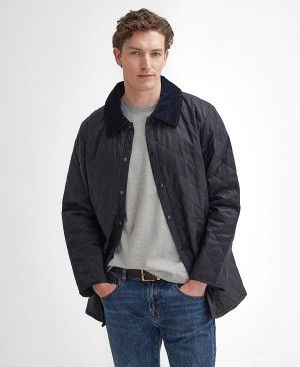 Barbour Liddesdale® Quilted Jacket Mørkeblå | BABO87309