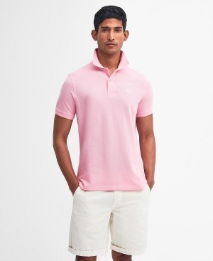 Barbour Lightweight Sports Polo Shirt Lyserød | BABO88092