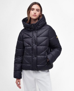 Barbour Lyle Quilted Jacket Sort Sort | BABO89273