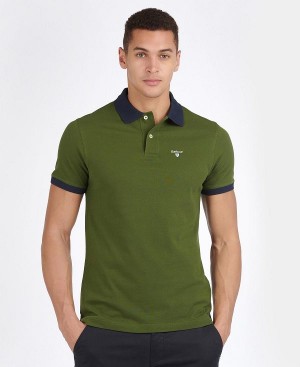 Barbour Lynton Polo Shirt Mintgrønne | BABO88043