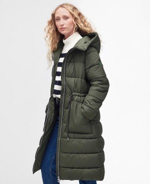 Barbour Mayfield Quilted Jacket Olivengrøn | BABO89282